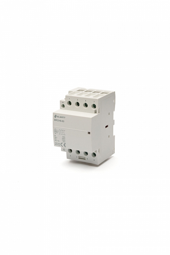 Контактор модульный КМ63-40 63А AC 4НО Elwatt