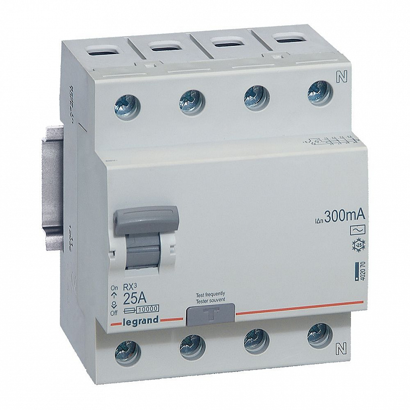 Legrand RX3 УЗО 4P 300мА 25А (AC)
