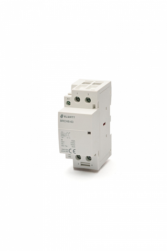 Контактор модульный КМ63-20 63А AC 2НО Elwatt