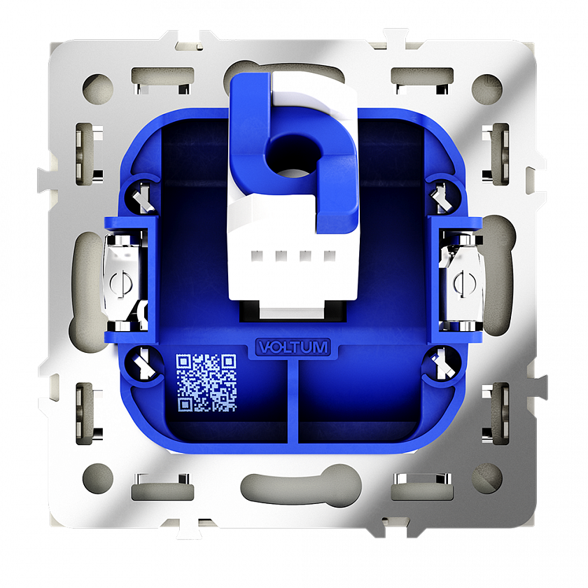 Розетка компьютерная встраиваемая VOLTUM S70 RJ45 кат.6, (шелк)